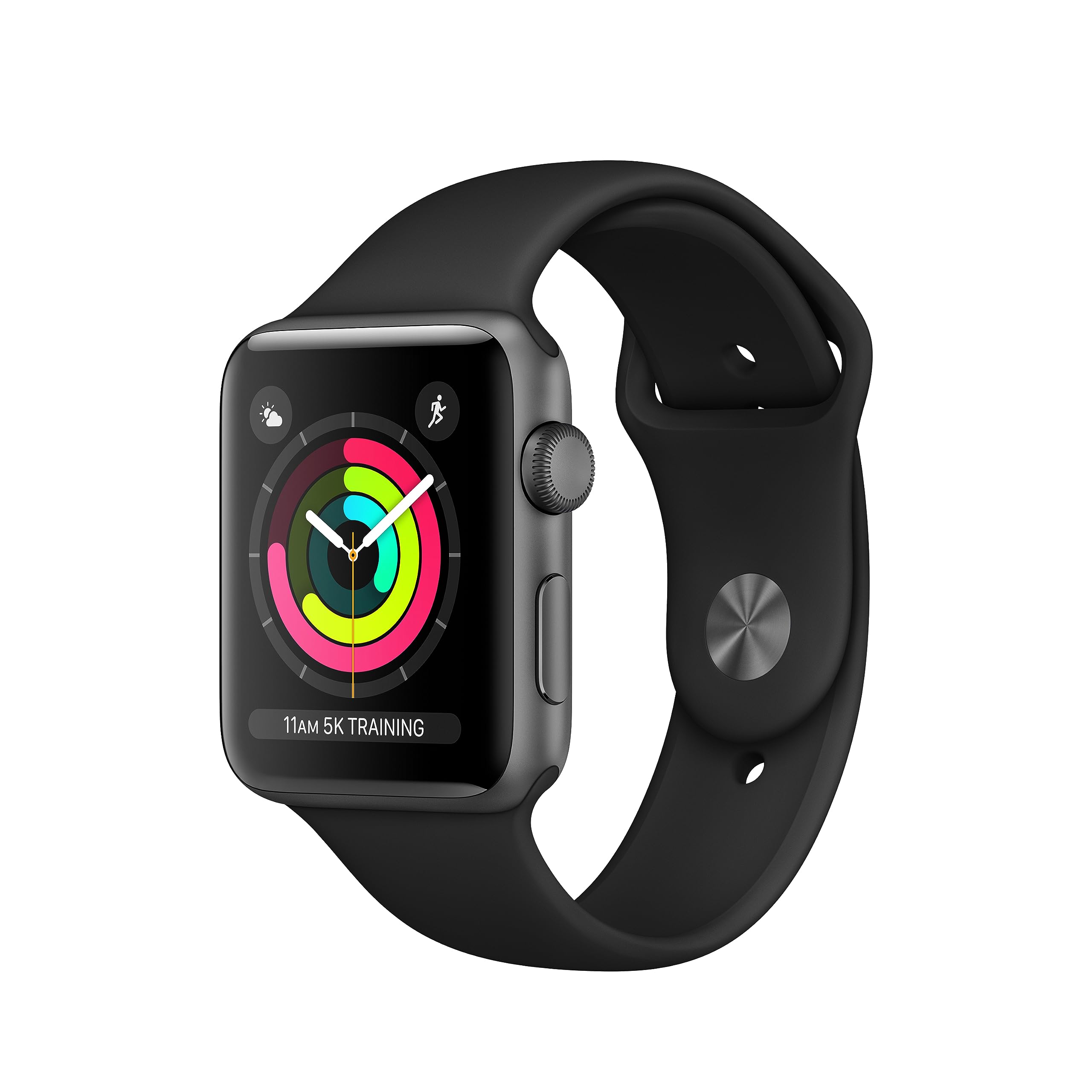 Apple Watch Series 3 - 42mm Space Gray Aluminum Case with Black